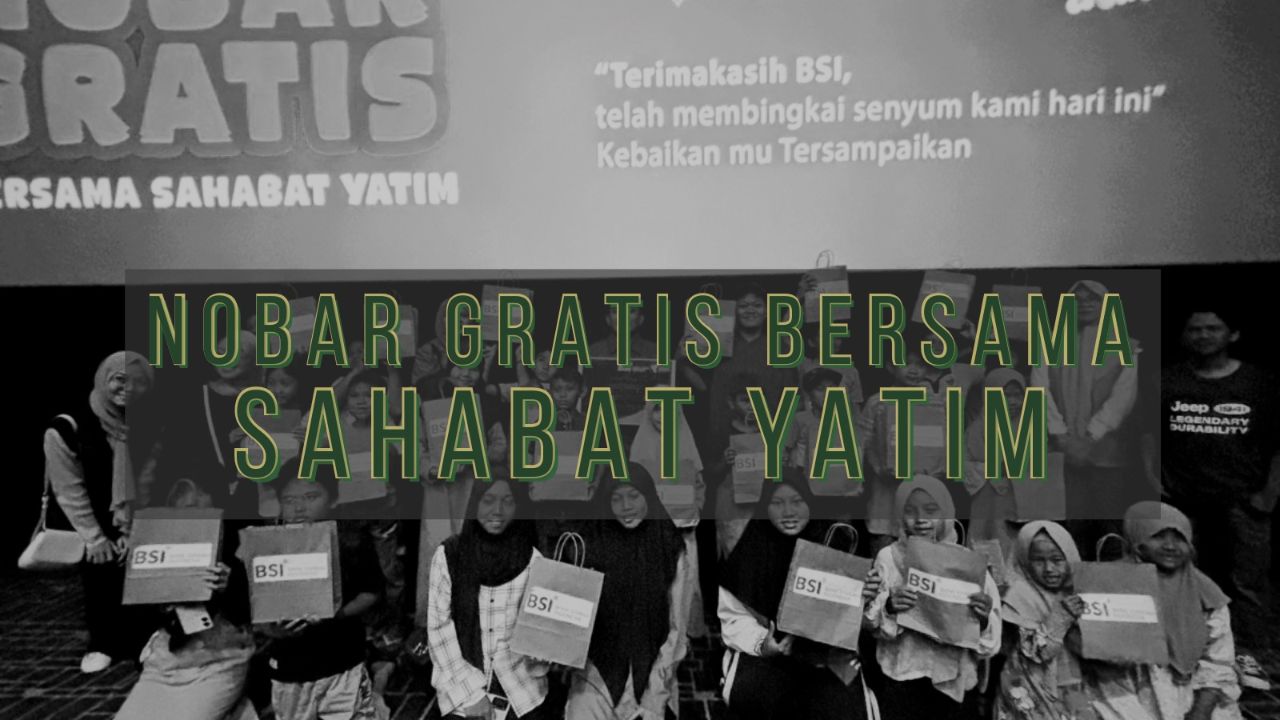 Nobar gratis bersama sahabat yatim 